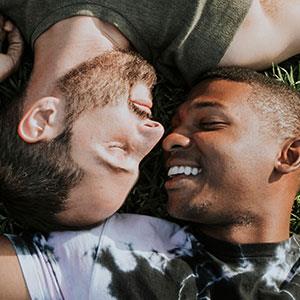 gay guys smiling