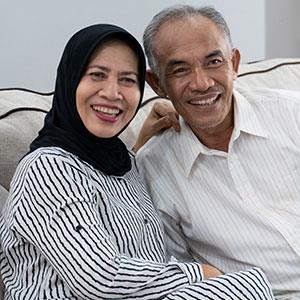 Muslim couple, Mature online dating .